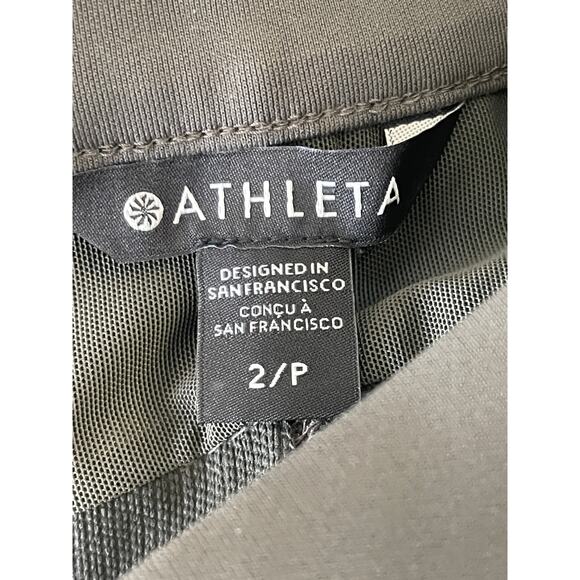 Athleta Headlands Hybrid Trek Jogger Green Travel Outdoors Size Womens 2P - Picture 4 of 9